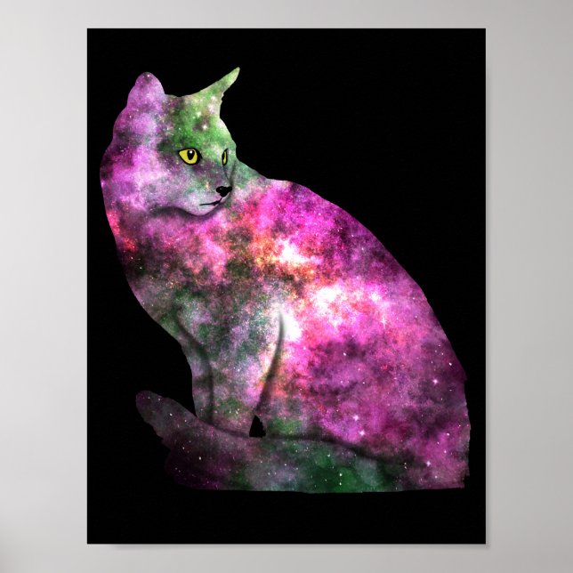 Póster Poster de Cat de espacio (Frente)