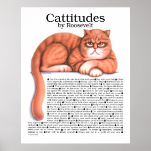 Póster Poster de Cattitudes