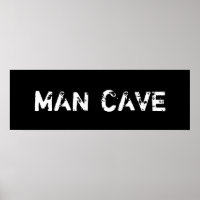 Poster de caverna de hombre