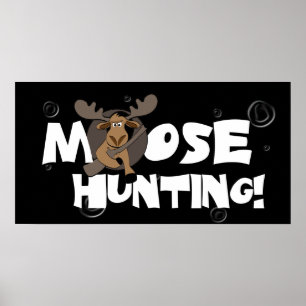 Póster Poster de caza de alces