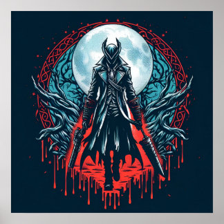 Póster Poster de Cazadores de Videojuegos en Bloodborne