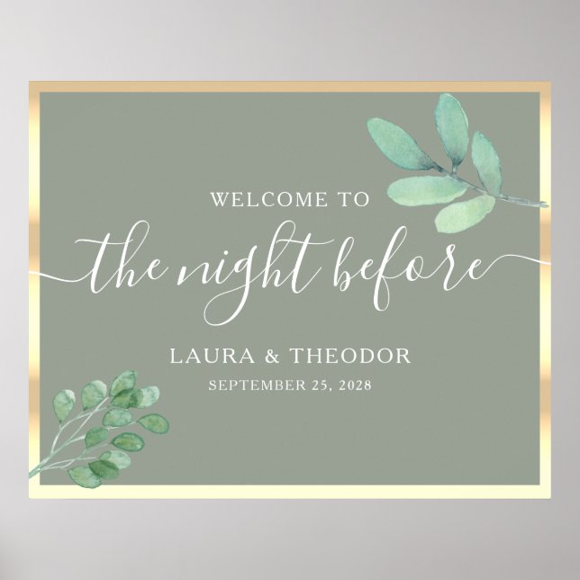 Póster Poster de Cena de Sage Green (Frente)