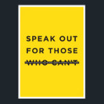 Póster Poster de censura<br><div class="desc">Poster sobre la continua lucha por la libertad de expresión en muchos países</div>