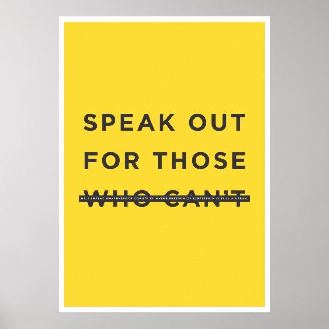 Póster Poster de censura (Frente)