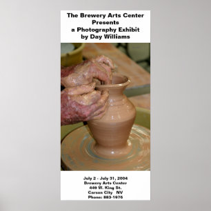 Póster Poster de centro de los artes de la cervecería