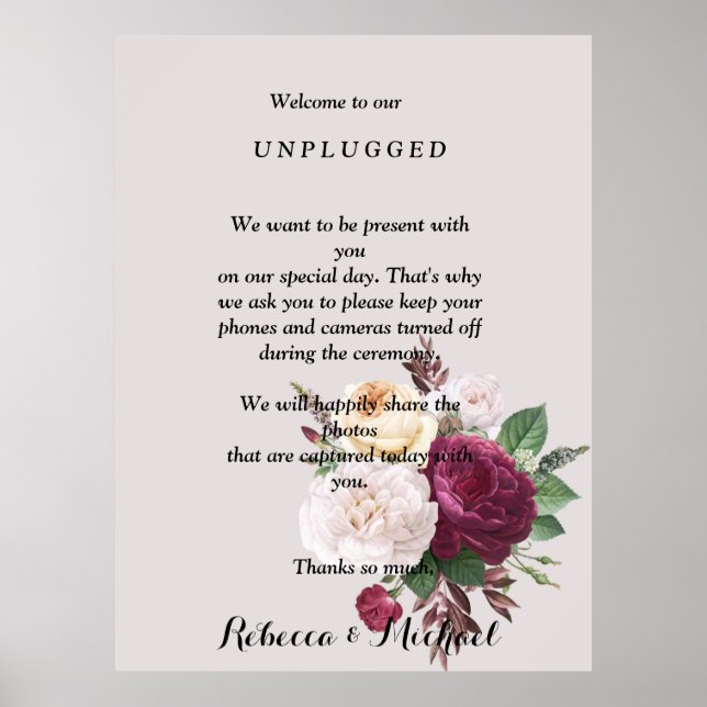 Póster Poster de Ceremonia de Borgoña (Frente)