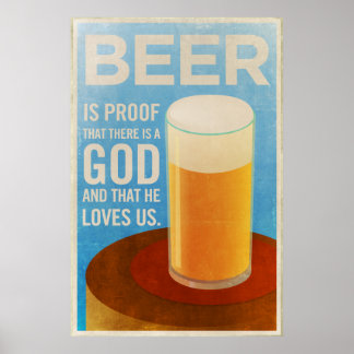 Póster Poster de cerveza