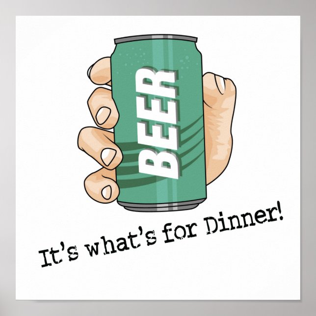 Póster Poster de cerveza (Frente)