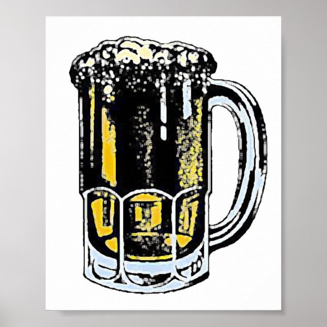 Póster poster de cerveza (Frente)
