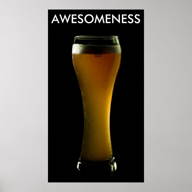 Póster POSTER de cerveza AWESOMENESS (Frente)