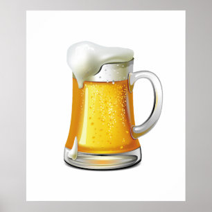 Póster Poster de cerveza - SRF