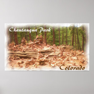 Póster Poster de Chautauqua Park Colorado
