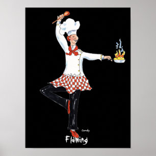 Póster poster de chef