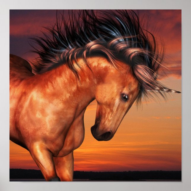 Póster Poster de Chestnut Unicorn (Frente)