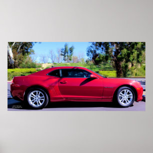 PÓSTER POSTER DE CHEVY CAMARO