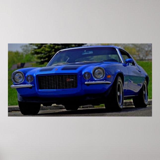 Póster poster de Chevy Camaro RS de 1972 (Frente)