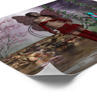 Póster poster de chica de hadas