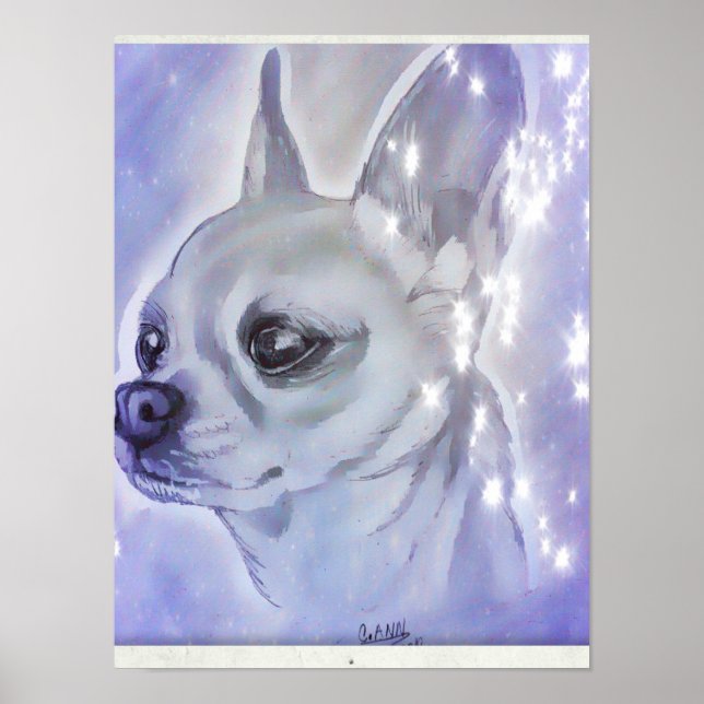 Póster Poster de Chihuahua por Carol Zeock (Frente)