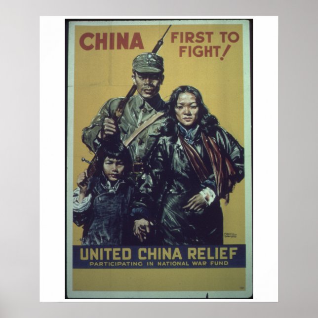 Póster Poster de China ante la propaganda (Frente)