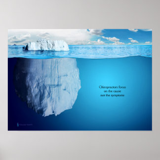 Póster Poster de Chiropráctica de Iceberg