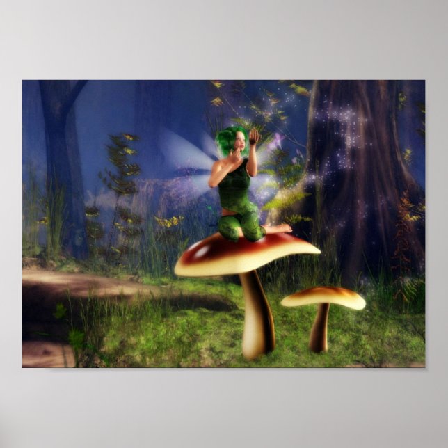 Póster Poster de chispas de hadas (Frente)