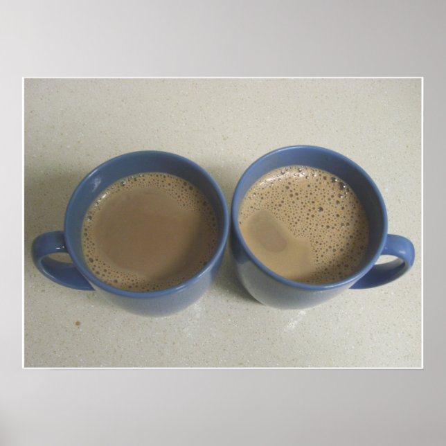 Póster Poster de chocolate caliente (Frente)