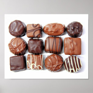 Póster Poster de chocolate surtido