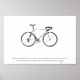 Póster poster de ciclismo