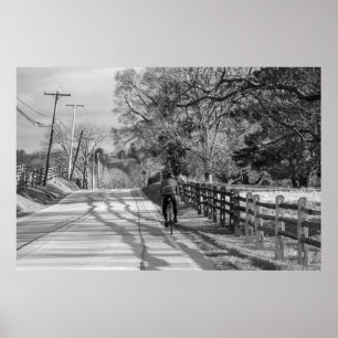 Póster Poster de ciclismo de campo