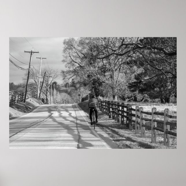 Póster Poster de ciclismo de campo (Frente)