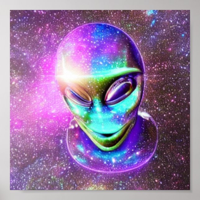 Póster Poster de ciencia ficción de Alien (Frente)