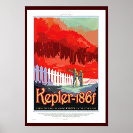 Póster Poster de Ciencia Ficción de la NASA Future Travel