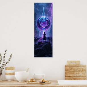 Póster Poster de Ciencia Ficción Metamorfosis - Futurista