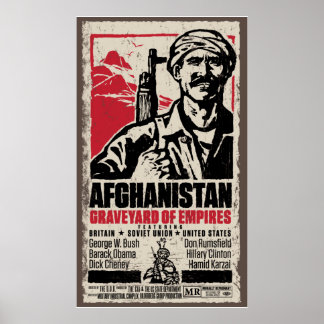 Póster Poster de cine contra la guerra en Afganistán