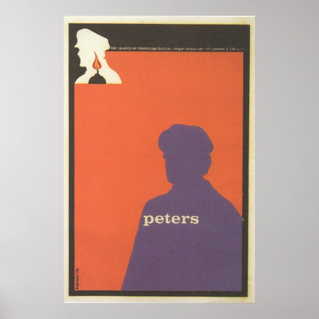 Póster Poster de cine cubano Peters (Unión Soviética) (Frente)