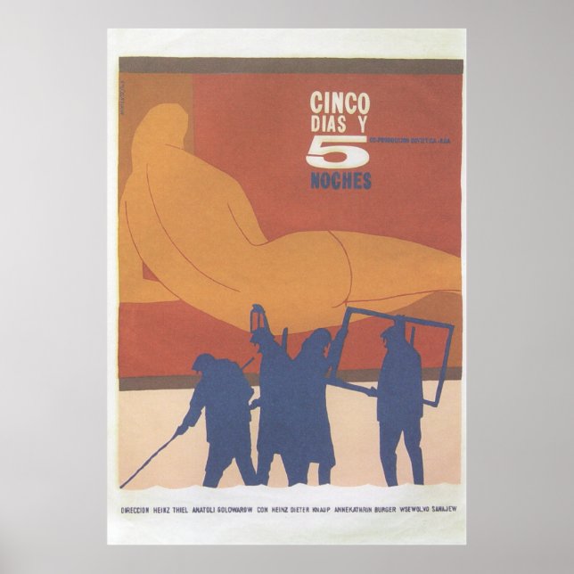 Póster Poster de cine cubano Poster de cine (Frente)