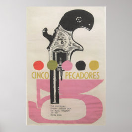 Póster Poster de cine cubano Poster de cine