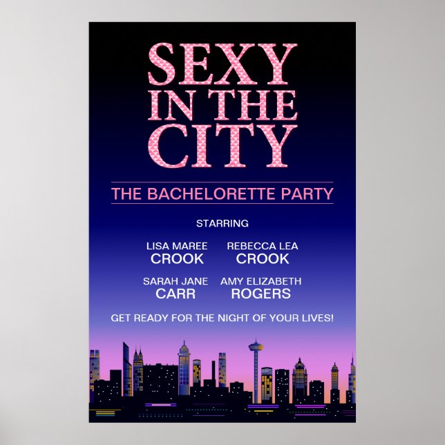 Póster Poster de cine de la Bachelorette Party (Frente)