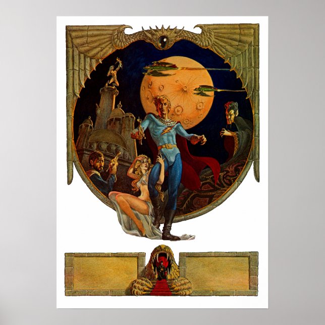 Póster Poster de cine Hero de Ciencia Ficción (Frente)