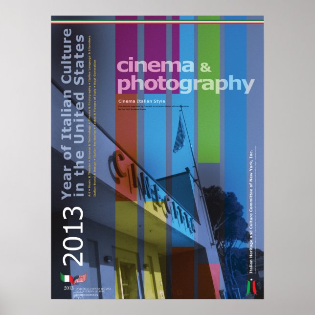 Póster Poster de cine italiano (Frente)