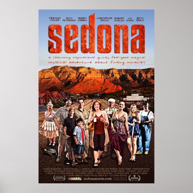 Póster Poster de cine Sedona 24x36 (Frente)