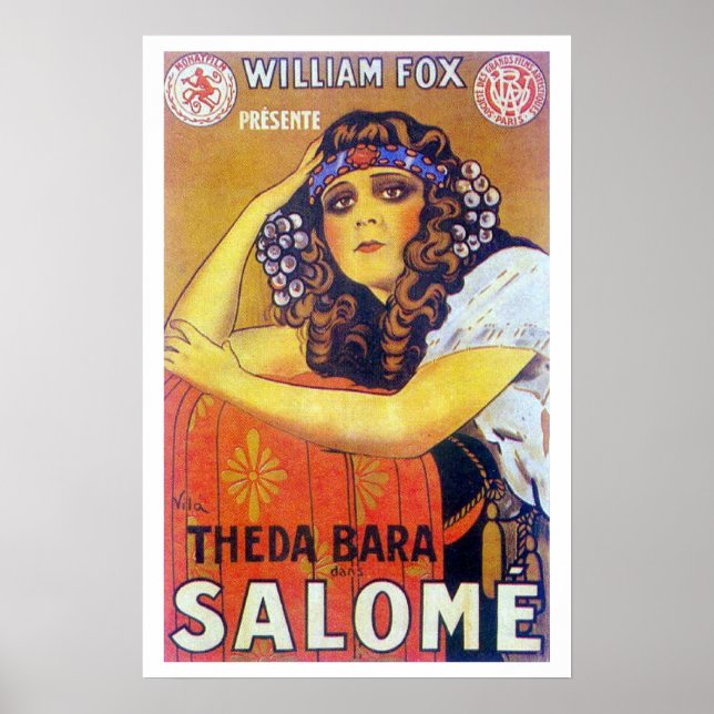 Póster Poster de cine Theda Bara Salome (Frente)