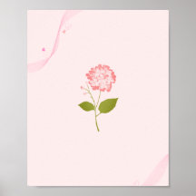 Poster de cinta pastel floral - Chica suave estéti