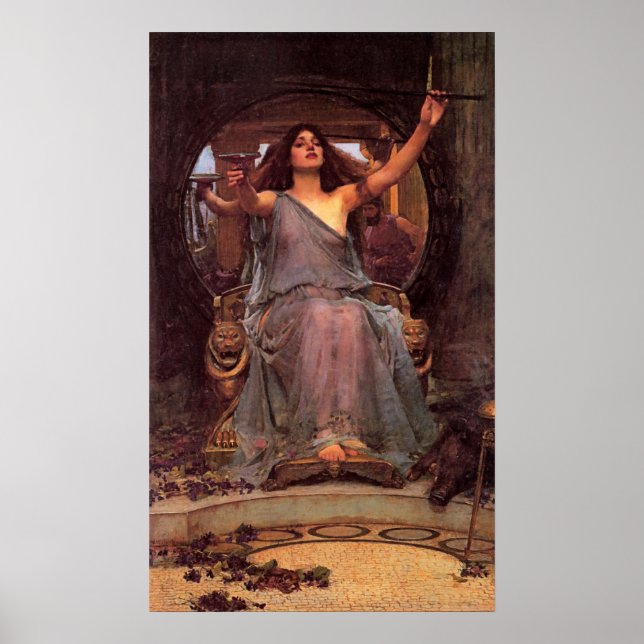 Póster poster de "Circe ofreciendo la Copa a Odysseus" (Frente)