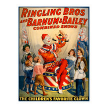 Poster de circo de época