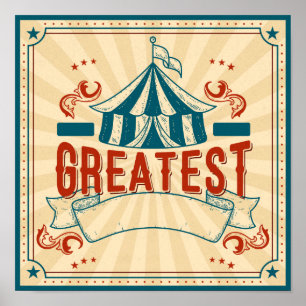 Póster Poster de circo personalizable
