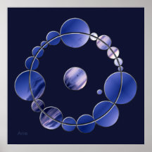 Poster de círculo de recorte