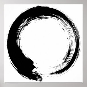 Póster Poster de círculo Enso Zen