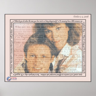 Póster Poster de citas