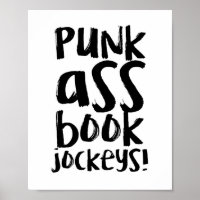 Poster de citas bibliotecarias divertidas